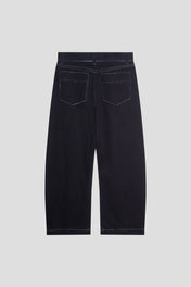 Raw Edge Wide Leg Trousers