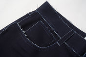 Raw Edge Wide Leg Trousers