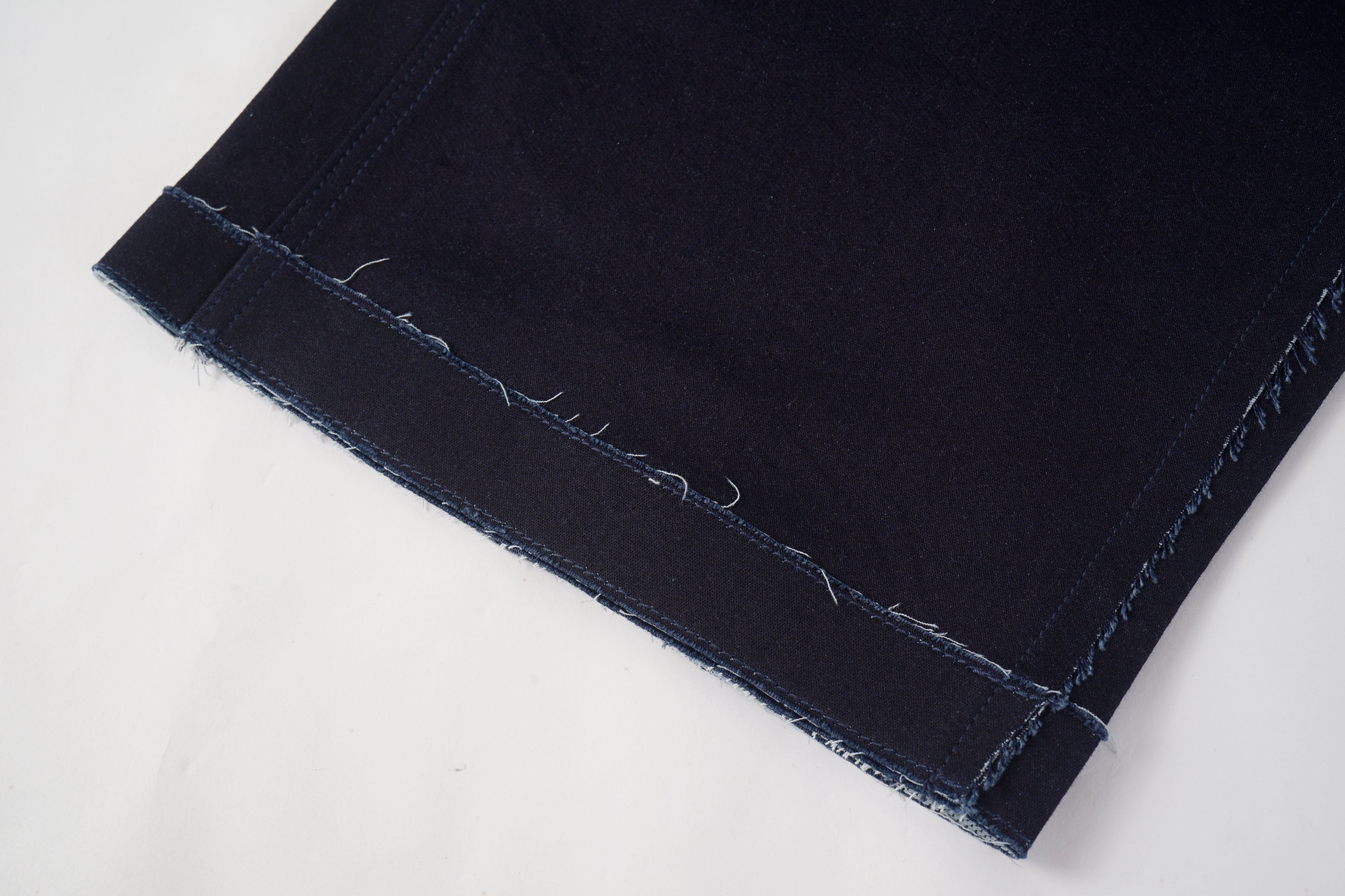 Raw Edge Wide Leg Trousers