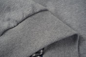 Reversible Check Lined Zip Hoodie