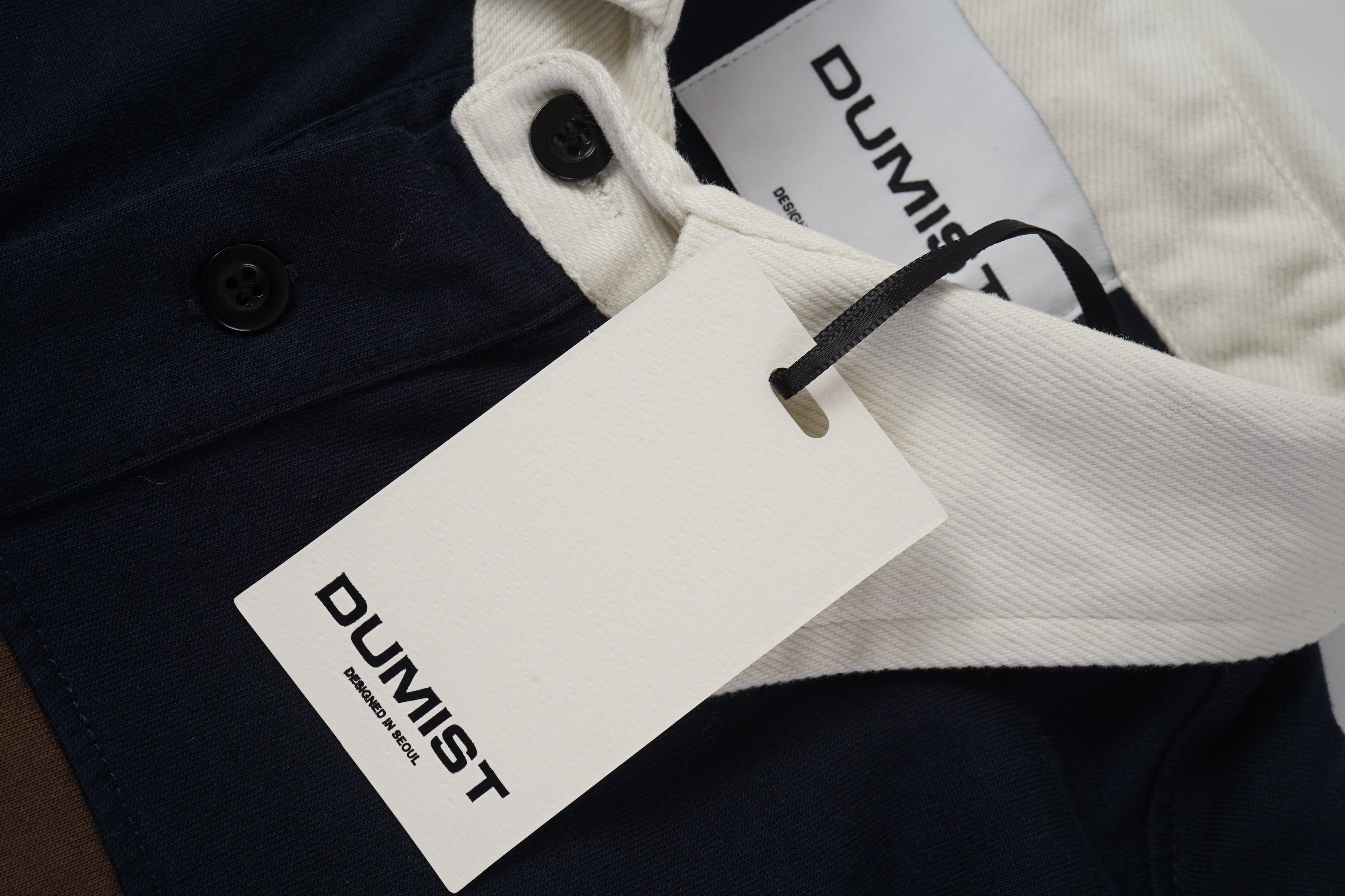 Block Stripe Contrast Collar Polo