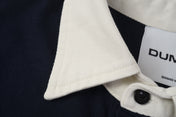 Block Stripe Contrast Collar Polo