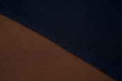 Block Stripe Contrast Collar Polo