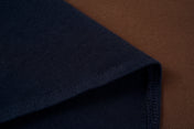 Block Stripe Contrast Collar Polo