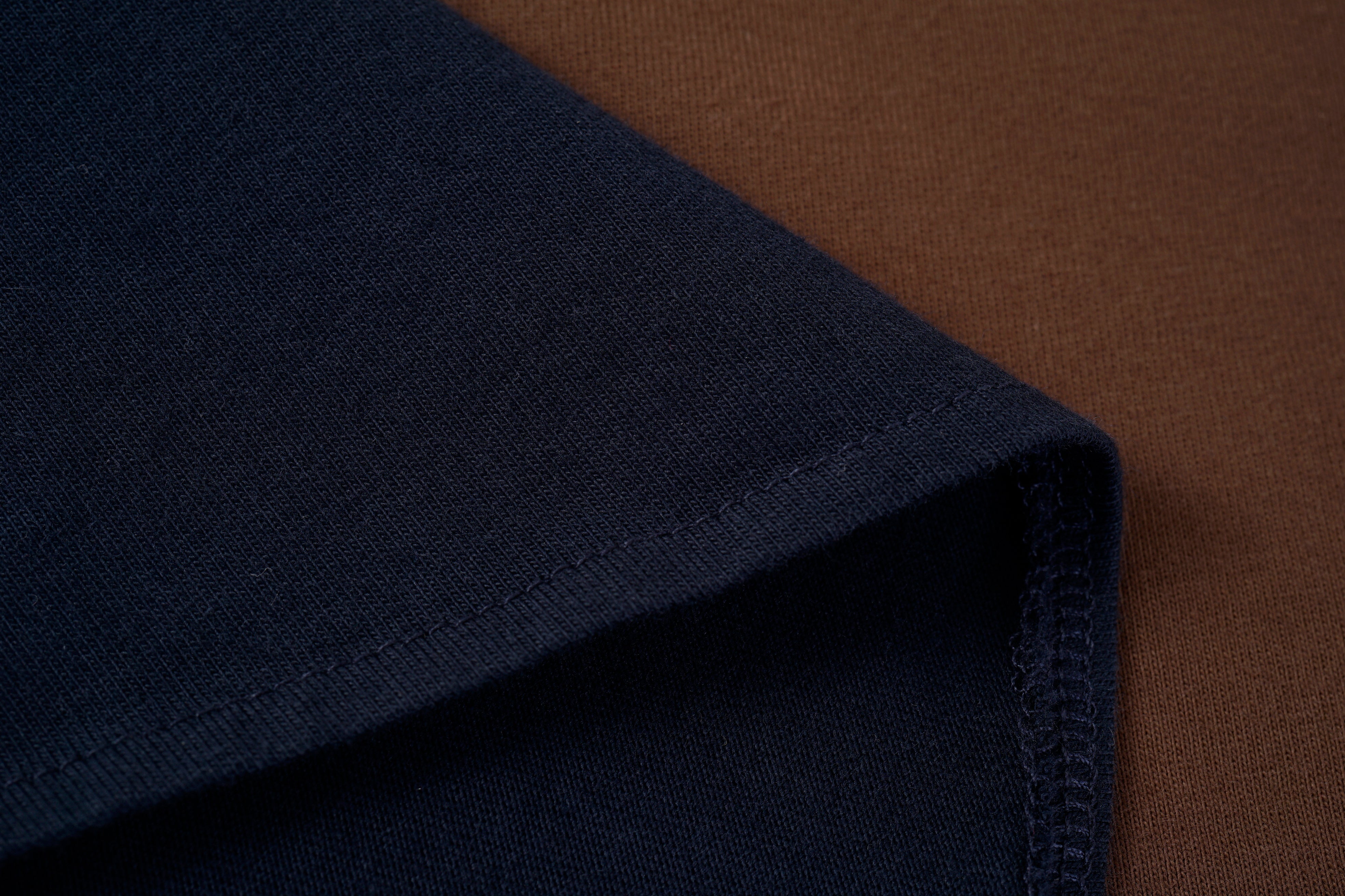 Block Stripe Contrast Collar Polo