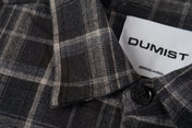Layered Sleeve Brushed Check Overshirt