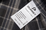 Layered Sleeve Brushed Check Overshirt
