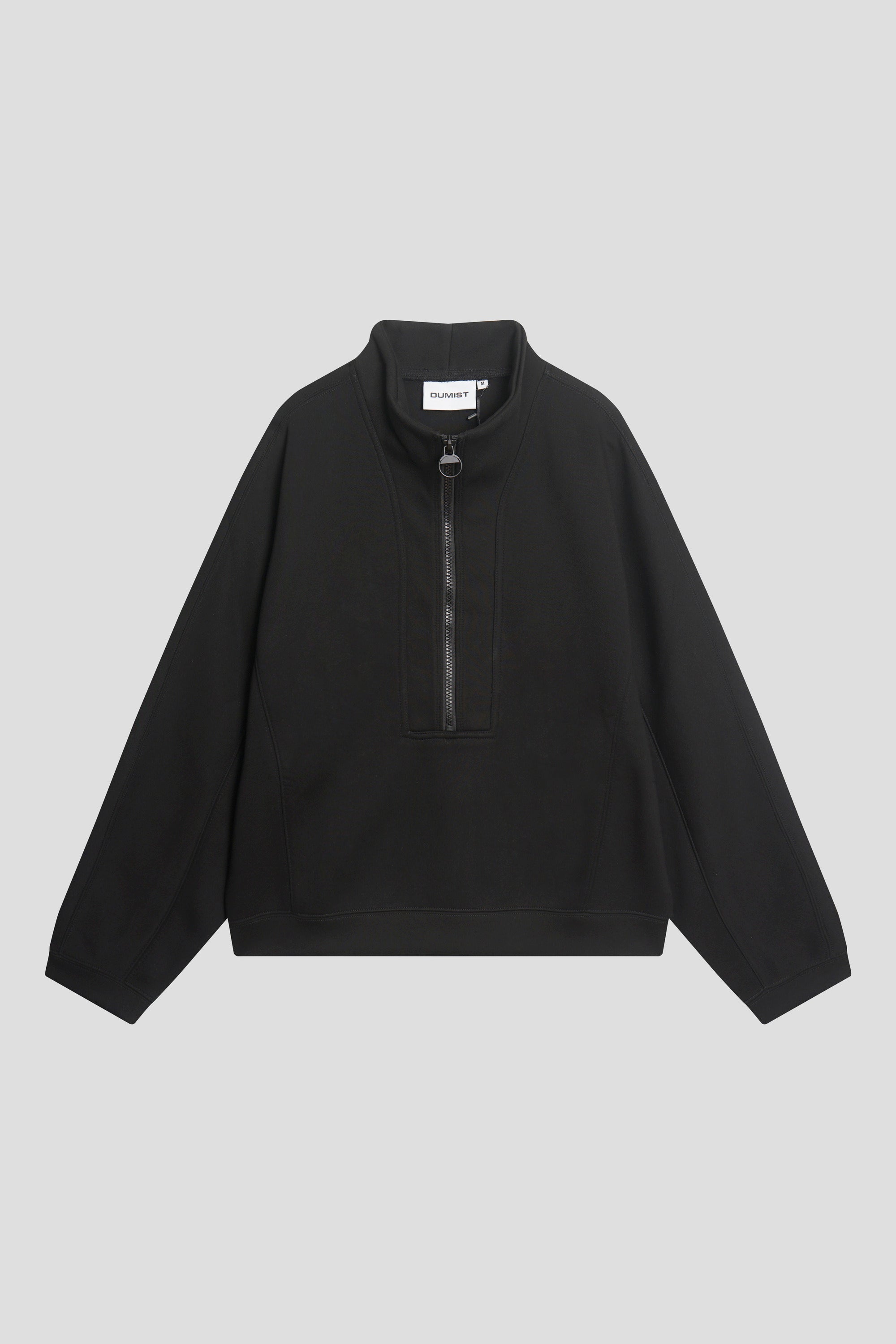 Funnel Neck Half Zip Sweat