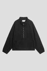 Funnel Neck Half Zip Sweat