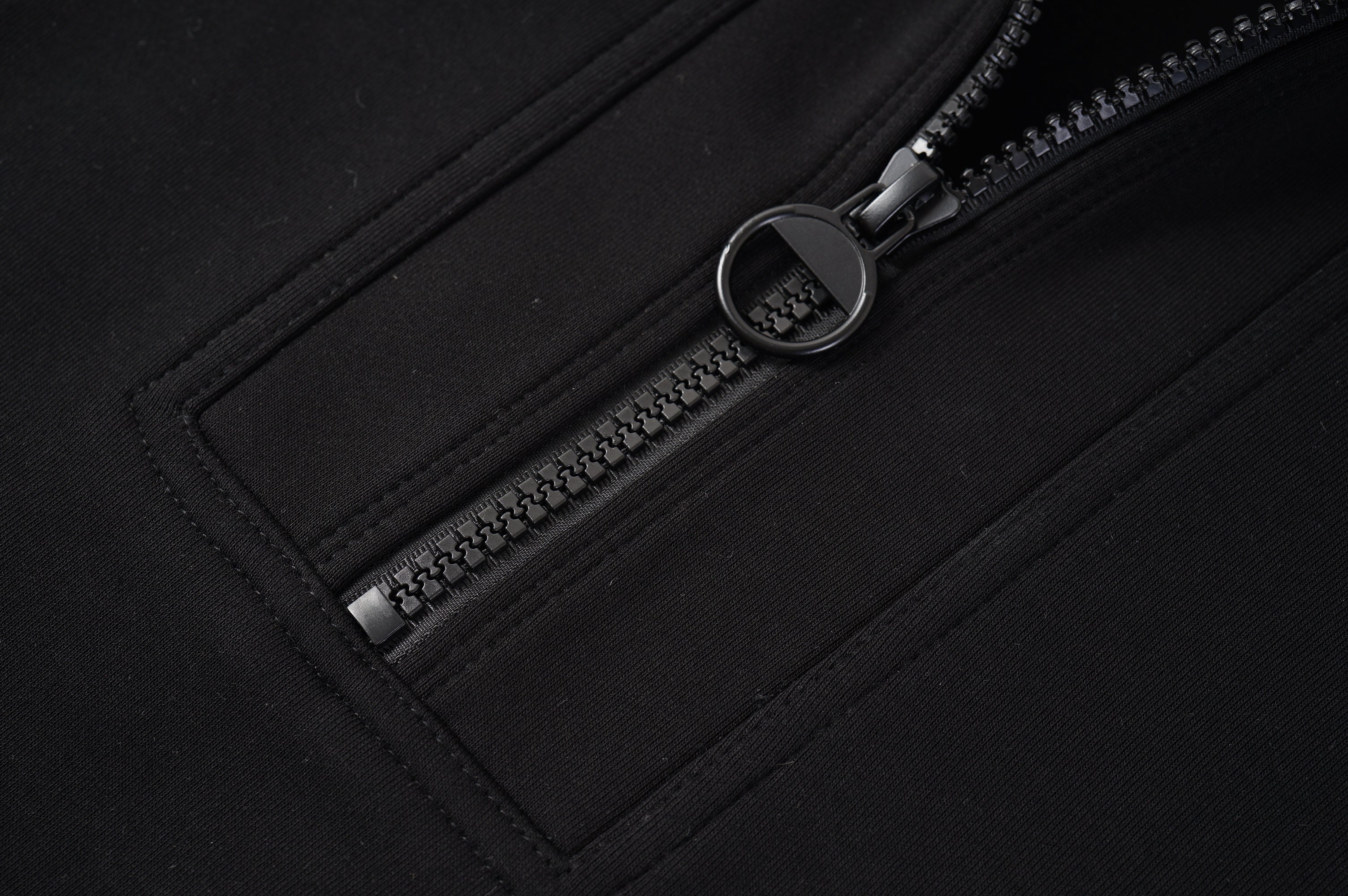 Funnel Neck Half Zip Sweat