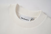 Curved Zip Pocket Neoprene Sweatshirt