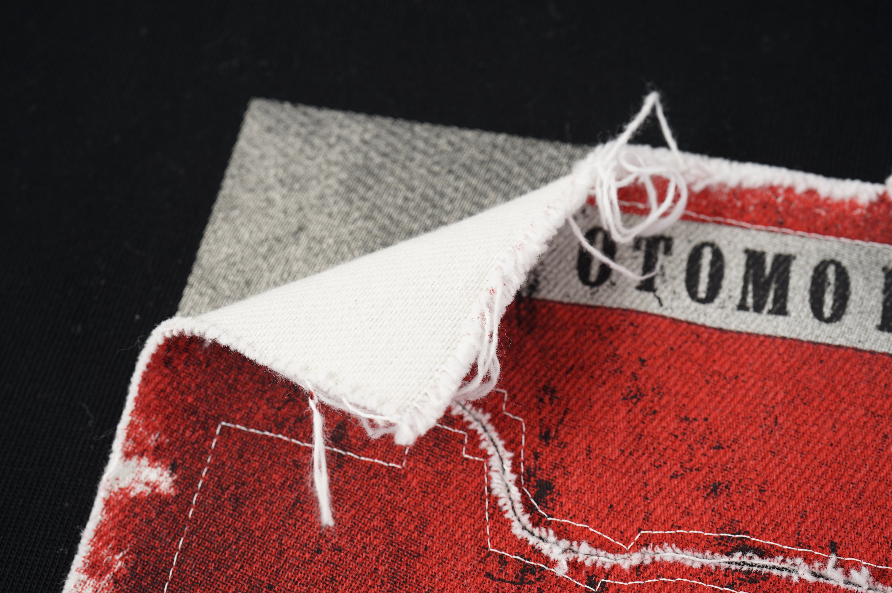Akira Poster Frayed Patch Sweatshirt