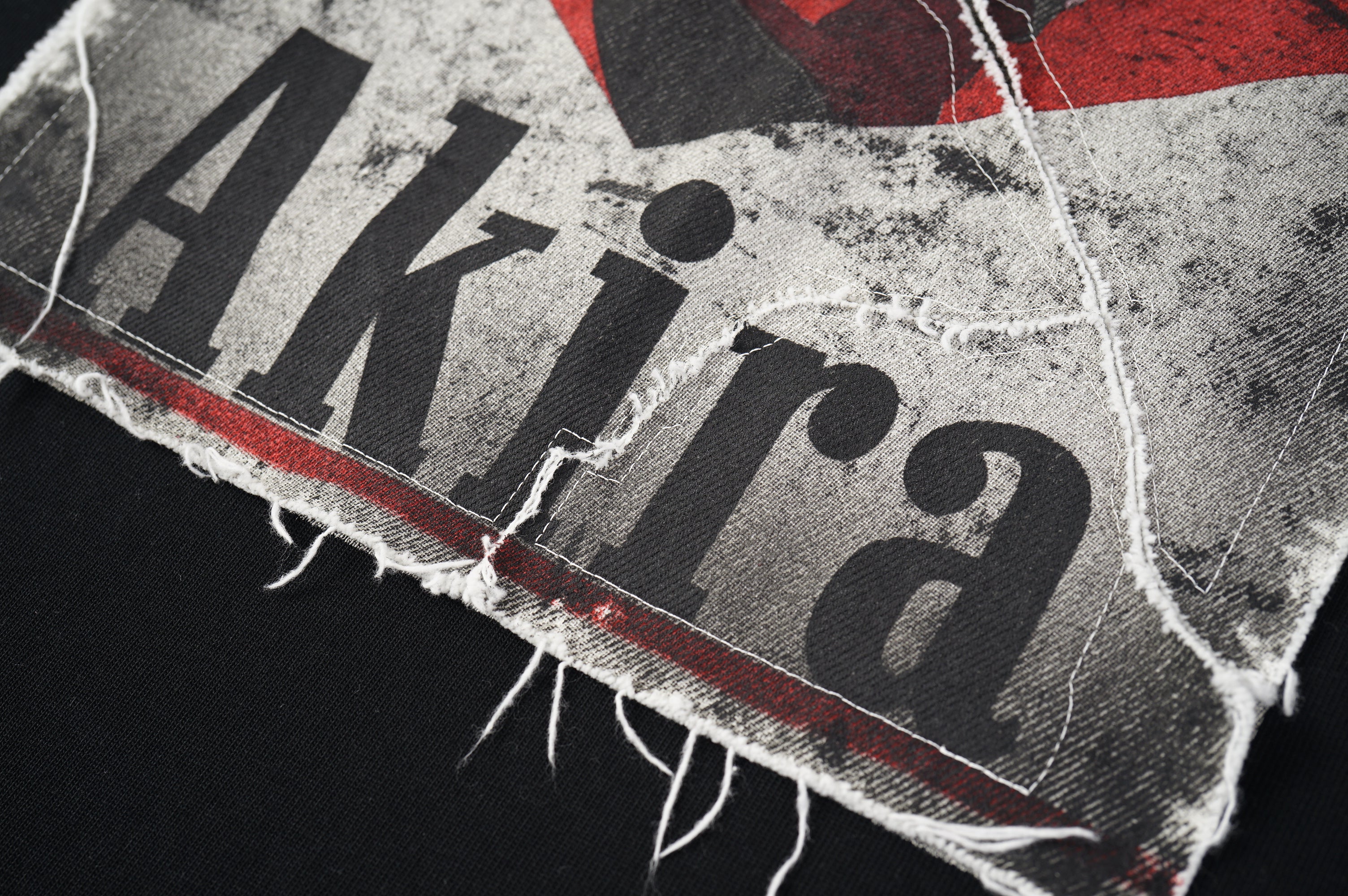Akira Poster Frayed Patch Sweatshirt