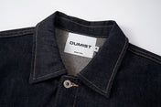 Contrast Stitch Denim Shirt Jacket