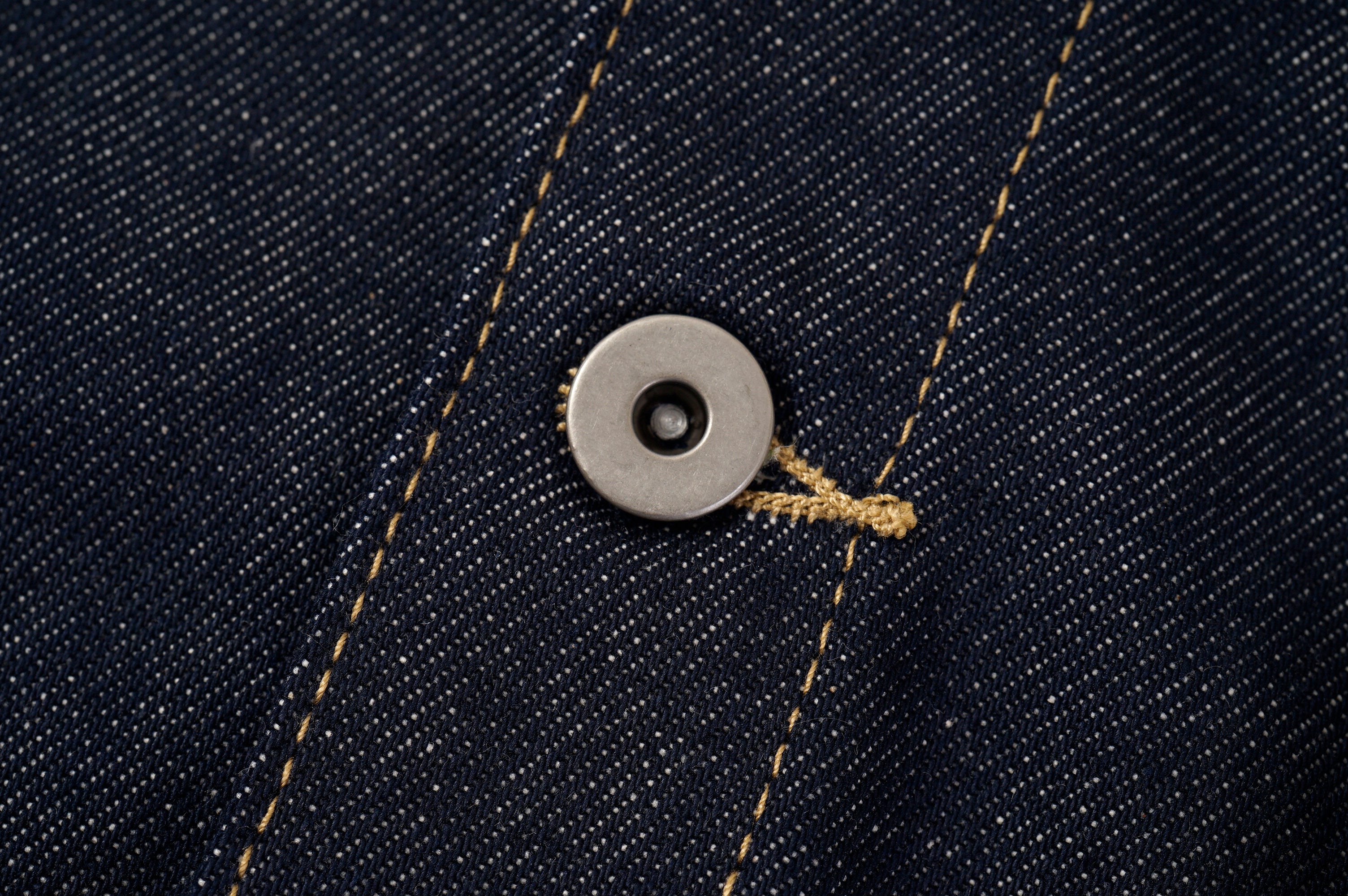 Contrast Stitch Denim Shirt Jacket
