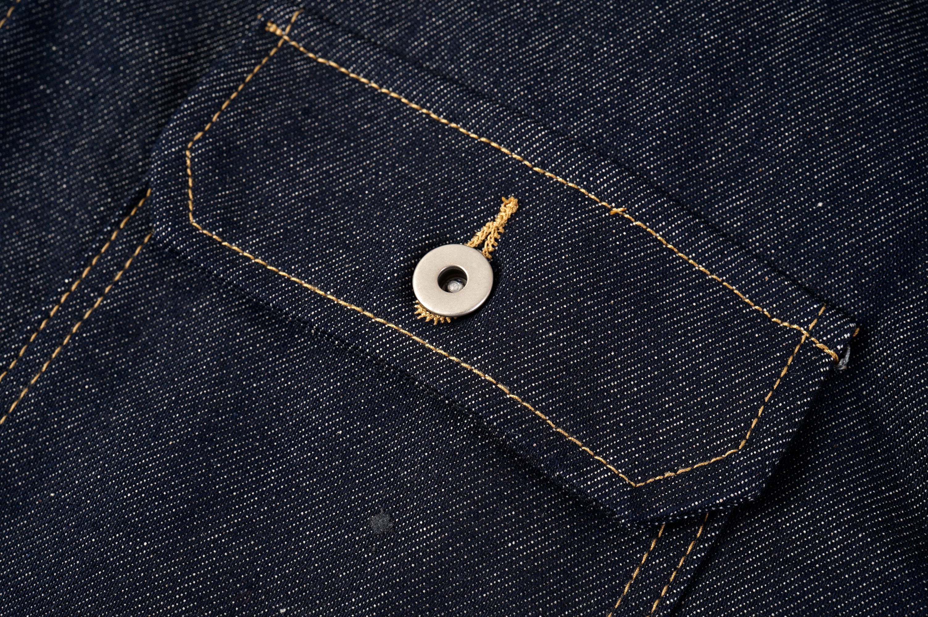 Contrast Stitch Denim Shirt Jacket