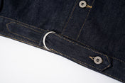 Contrast Stitch Denim Shirt Jacket