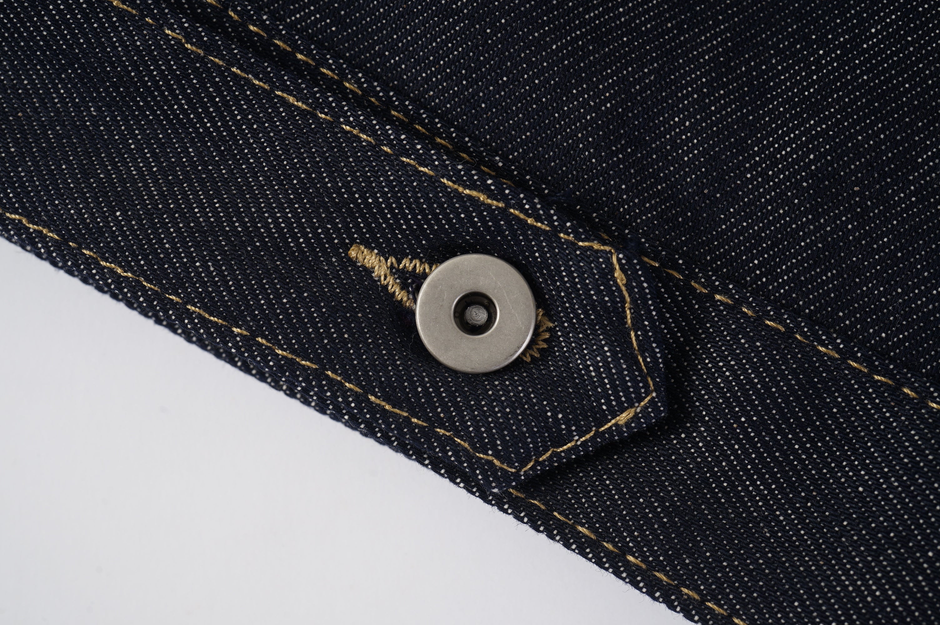 Contrast Stitch Denim Shirt Jacket