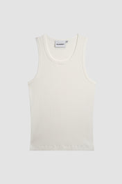 Bound Edge Ribbed Cotton Tank