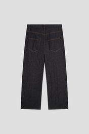 Raw Indigo Wide Leg Jeans