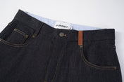 Raw Indigo Wide Leg Jeans