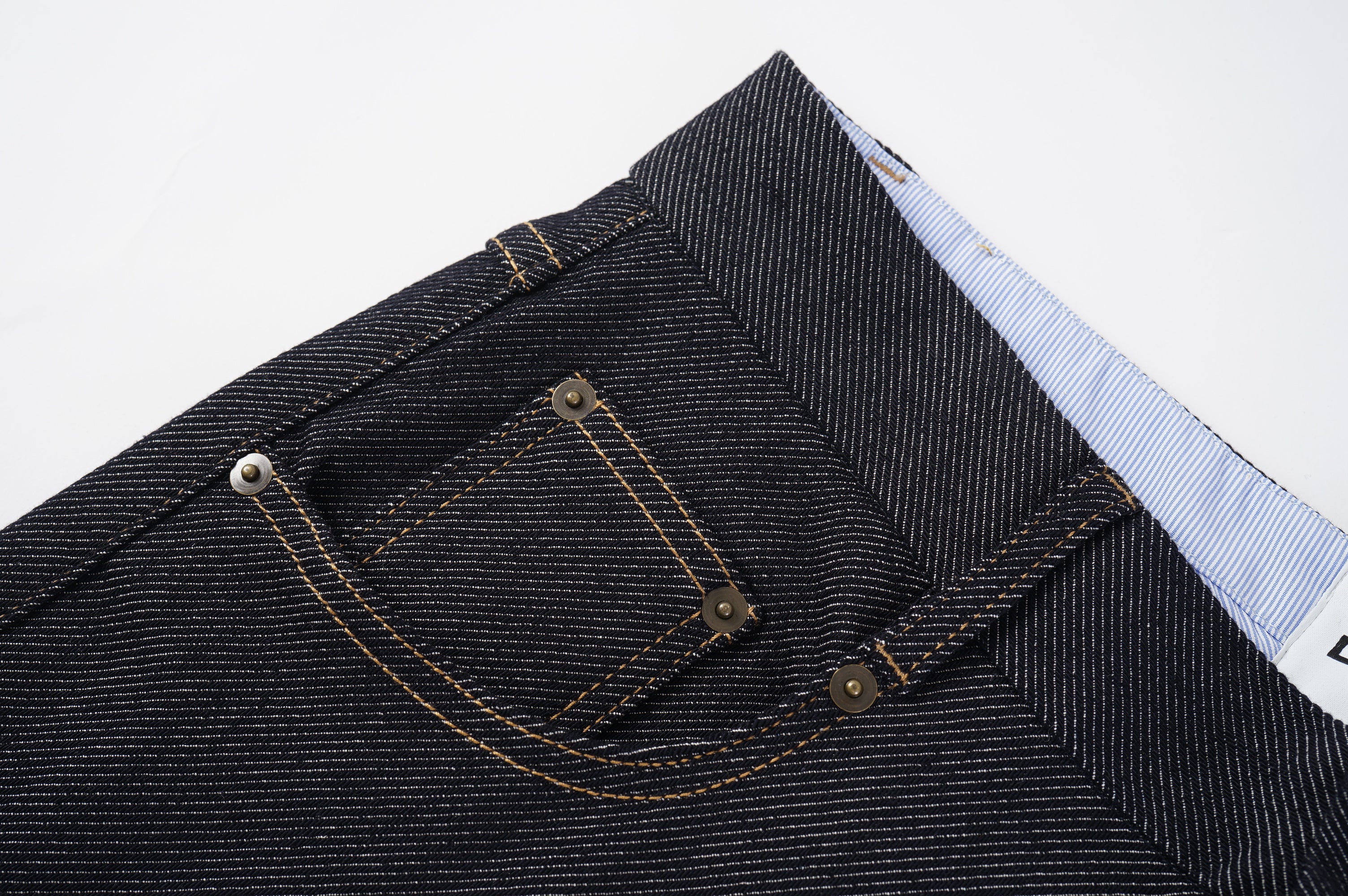 Raw Indigo Wide Leg Jeans