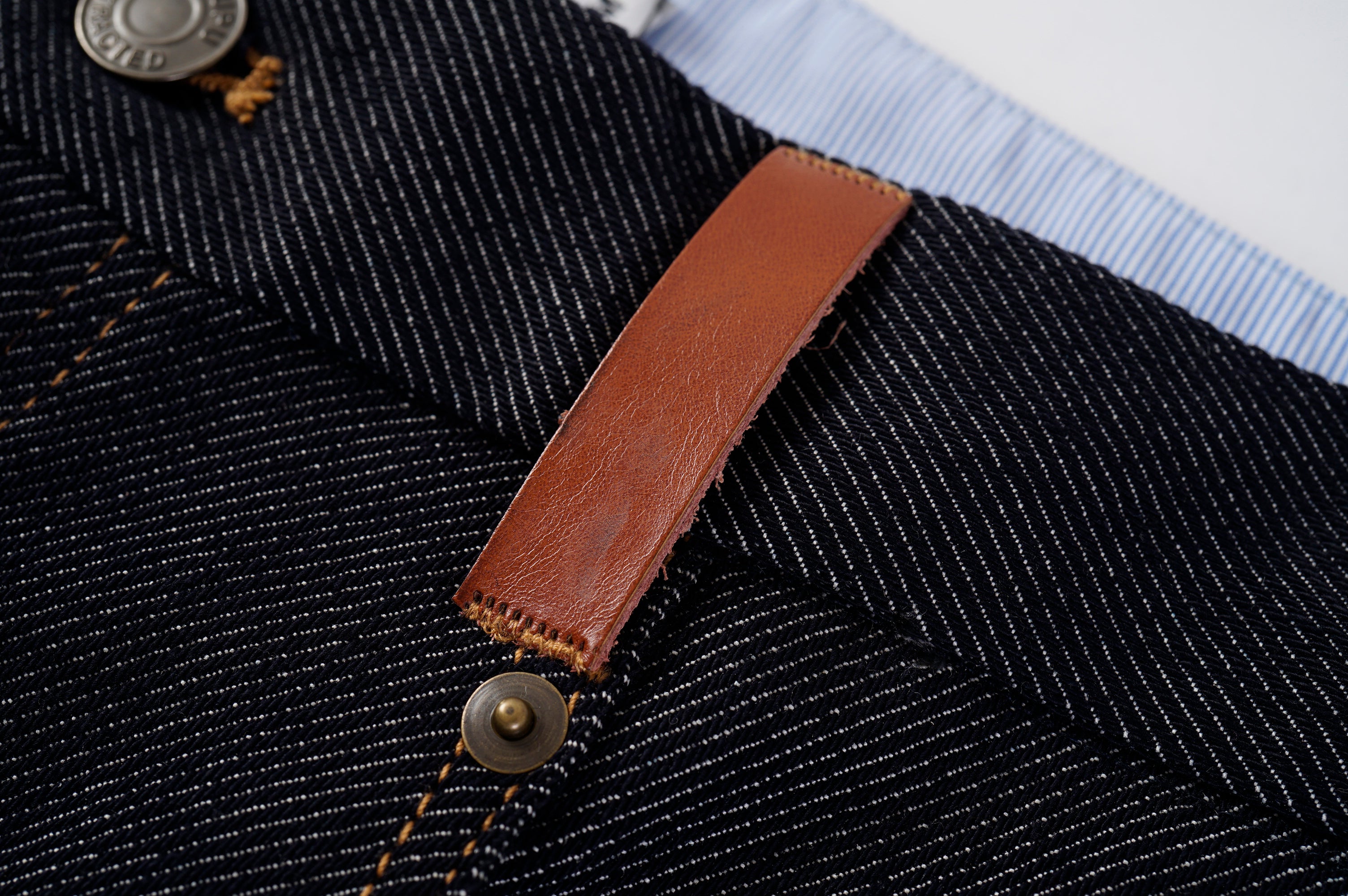 Raw Indigo Wide Leg Jeans