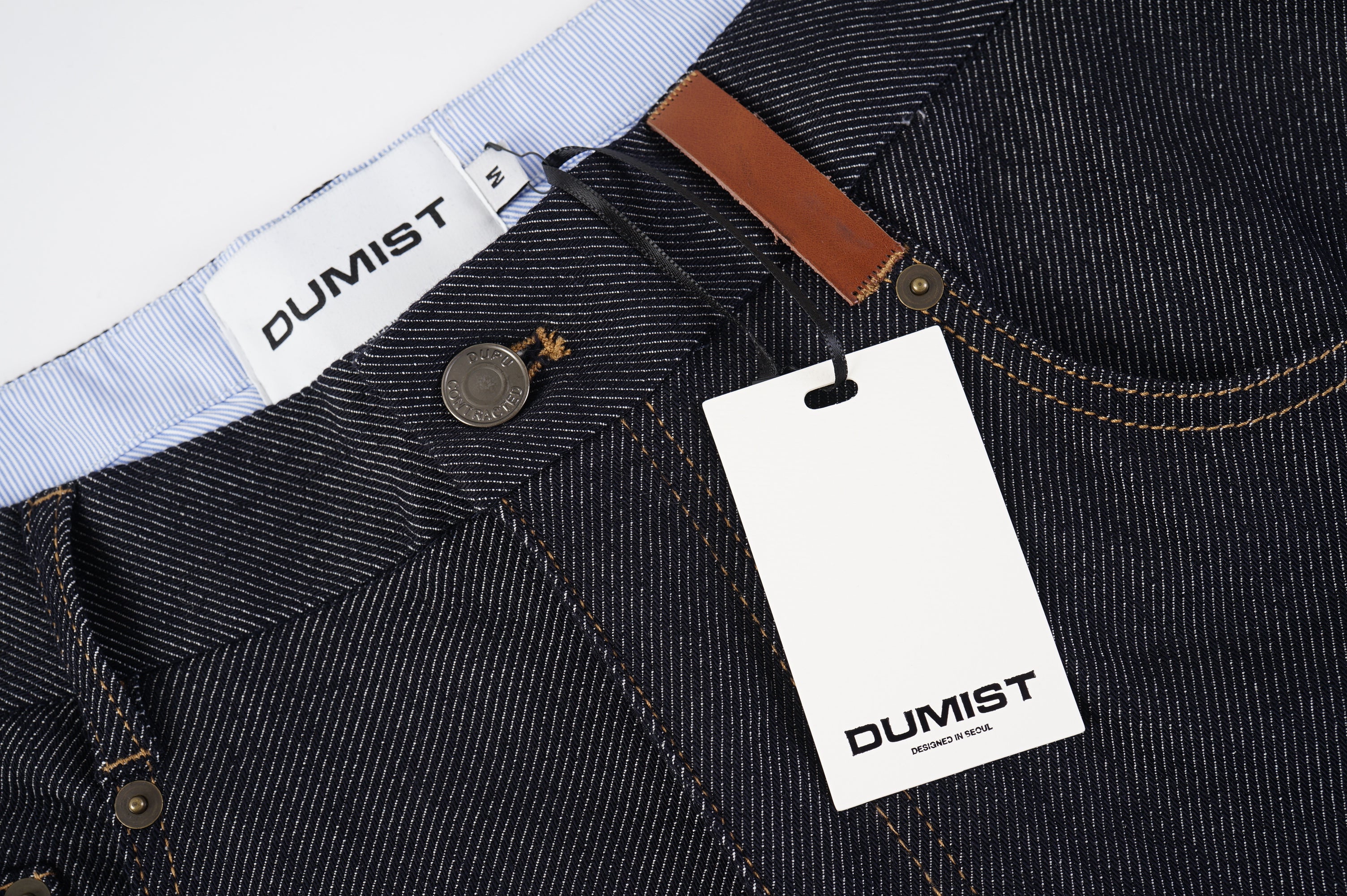 Raw Indigo Wide Leg Jeans