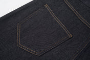 Raw Indigo Wide Leg Jeans