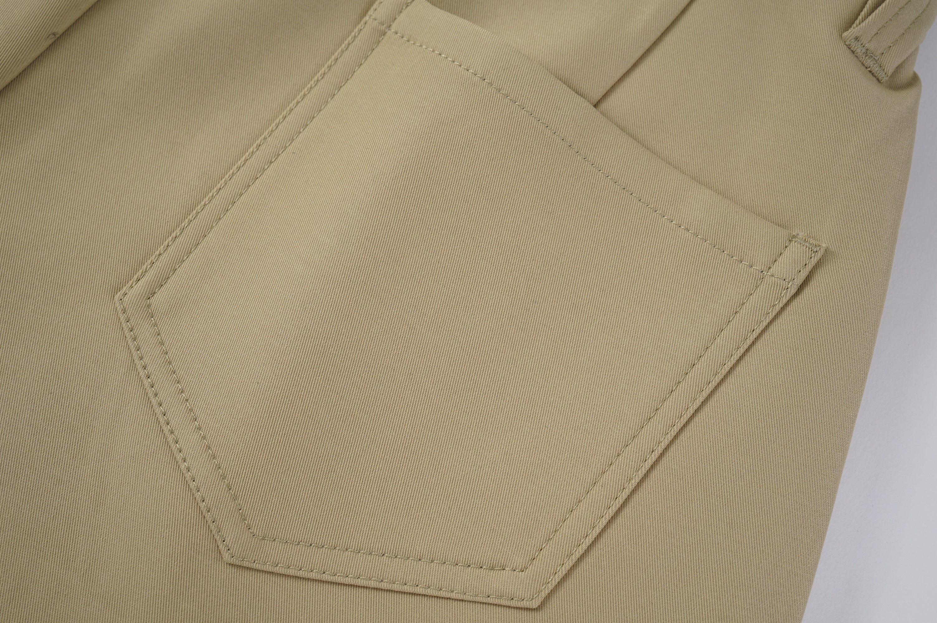 Pleated Snap Hem Wide Leg Trousers