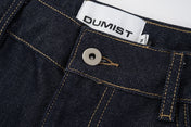 Raw Indigo Barrel Leg Jeans