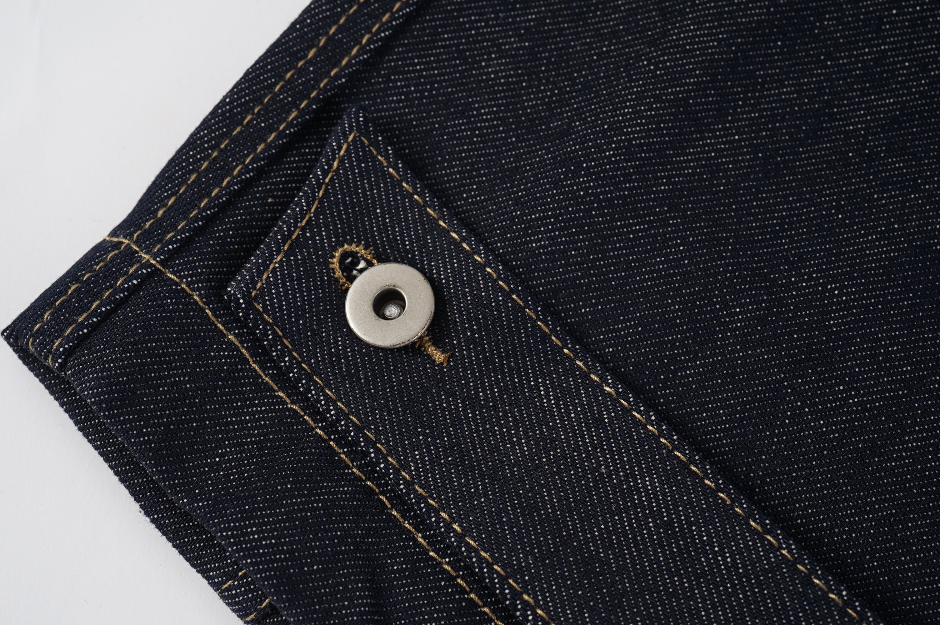 Raw Indigo Barrel Leg Jeans