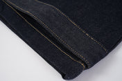 Raw Indigo Barrel Leg Jeans