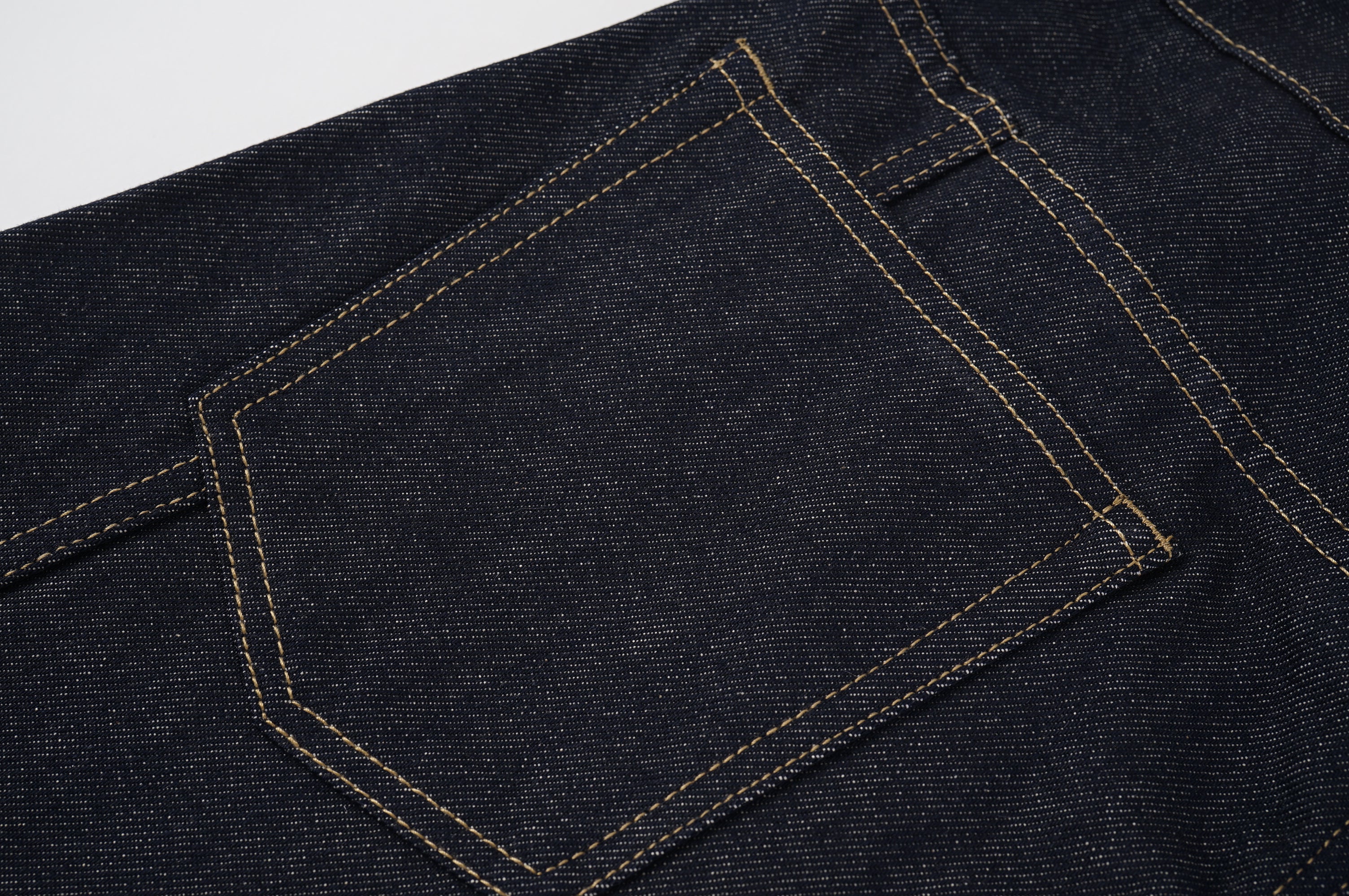 Raw Indigo Barrel Leg Jeans