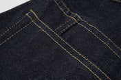 Raw Indigo Barrel Leg Jeans