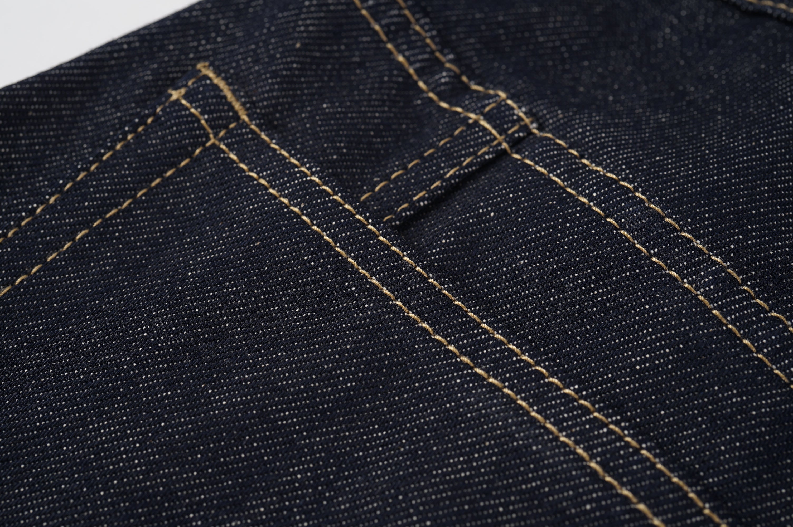 Raw Indigo Barrel Leg Jeans