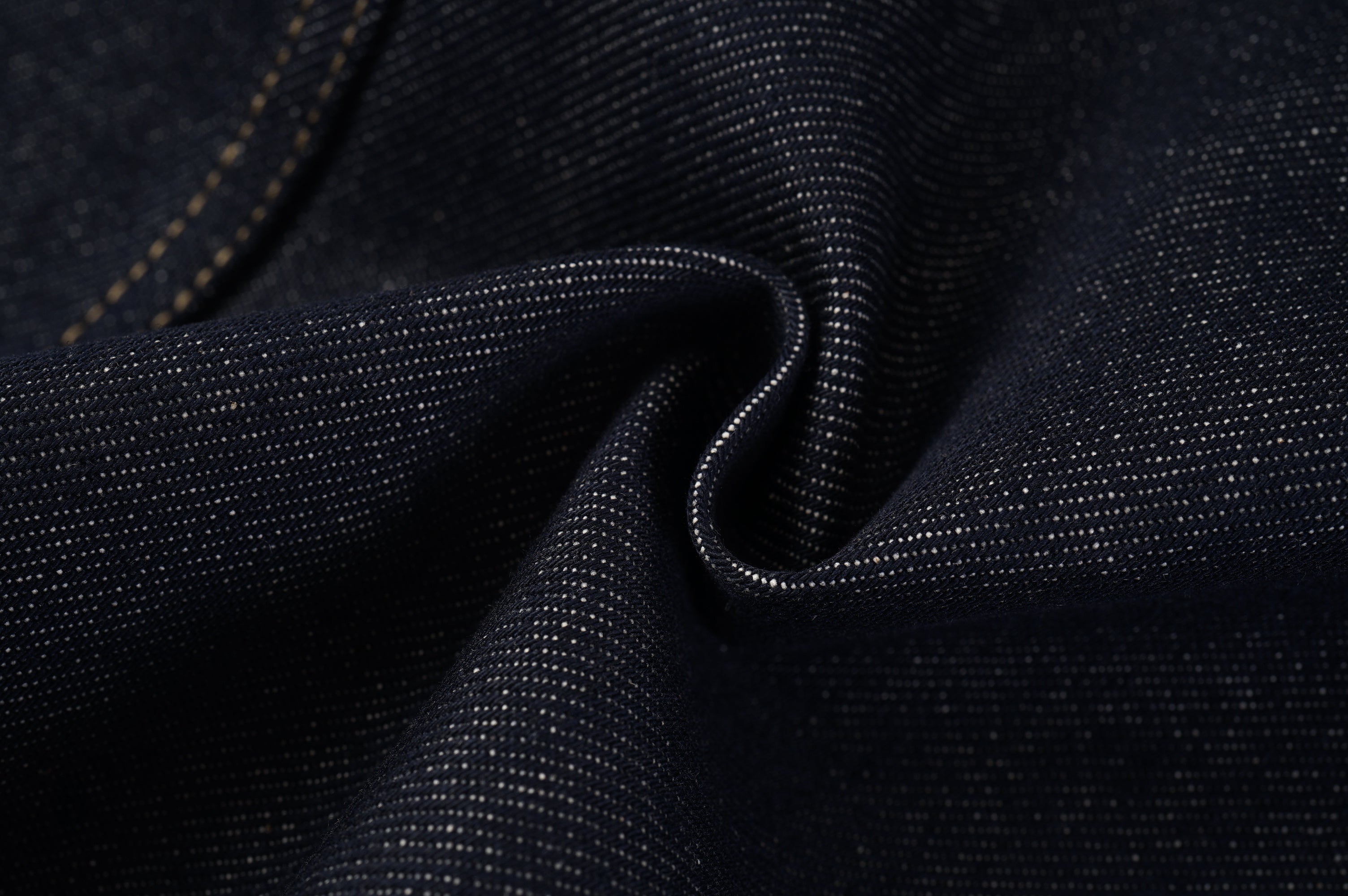 Raw Indigo Barrel Leg Jeans