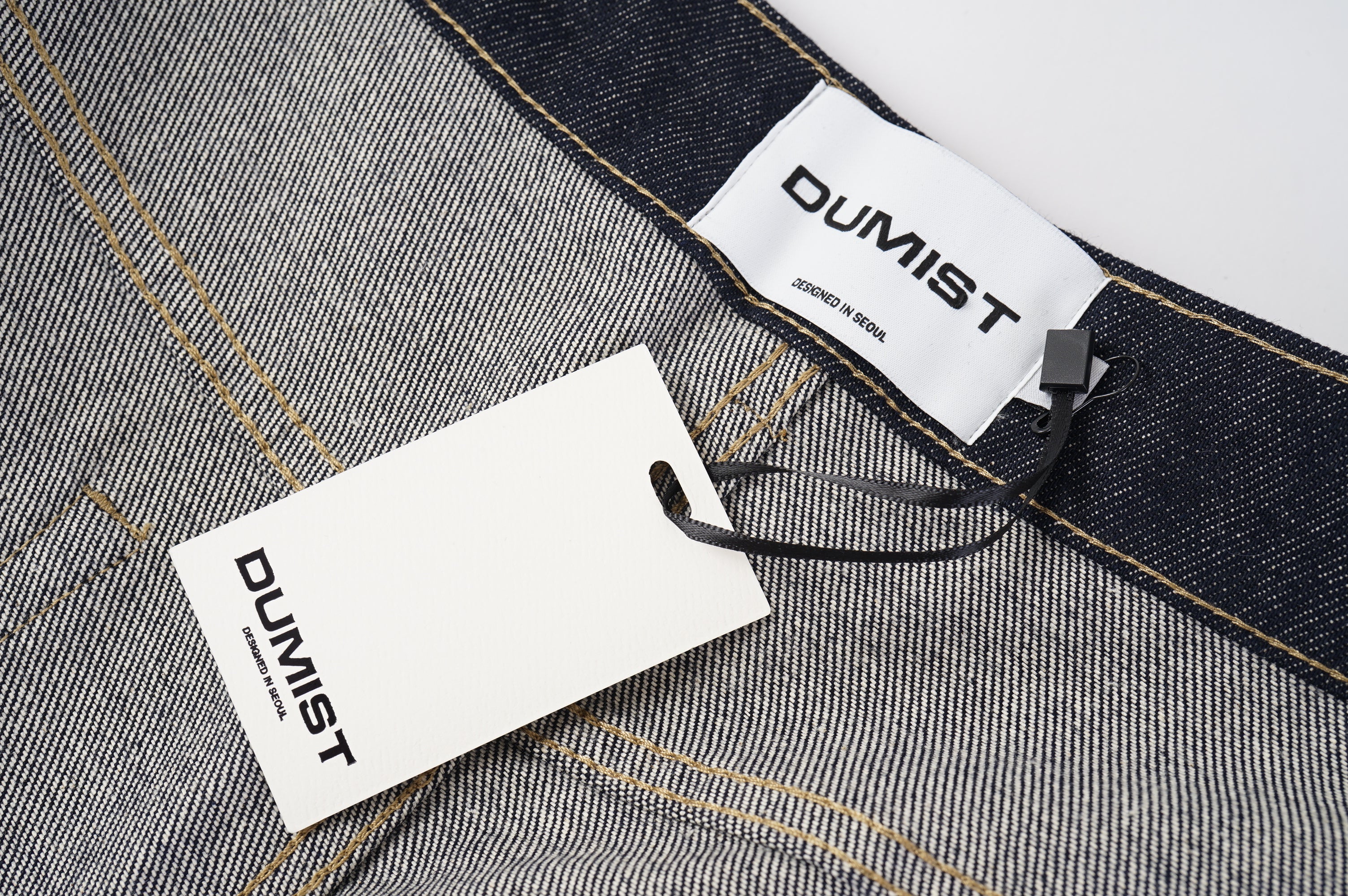 Raw Indigo Barrel Leg Jeans