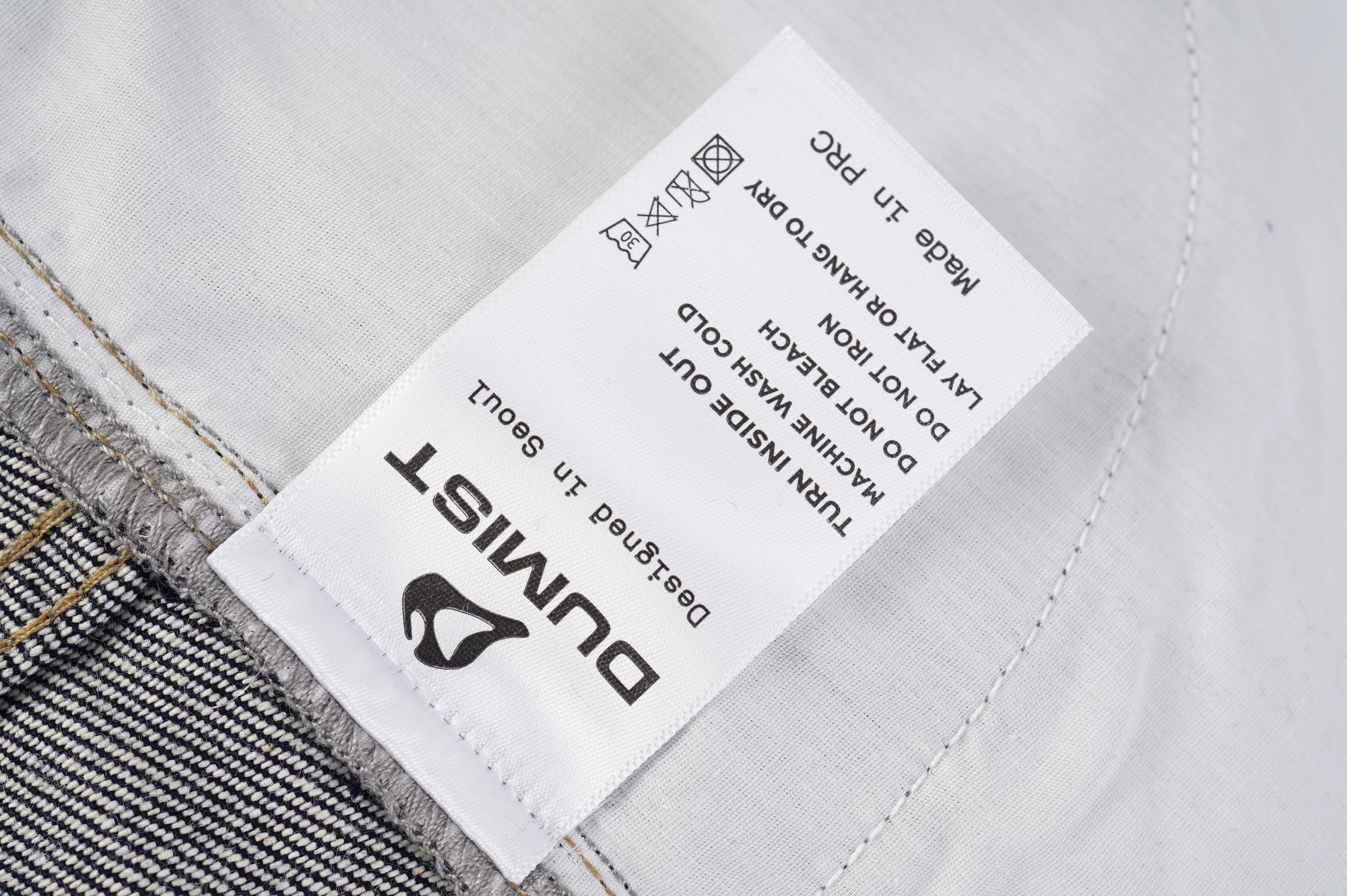 Raw Indigo Barrel Leg Jeans