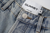 Stone Wash Barrel Leg Jeans