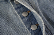 Stone Wash Barrel Leg Jeans