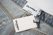 Stone Wash Barrel Leg Jeans