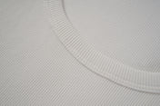 Bound Edge Ribbed Cotton Tank