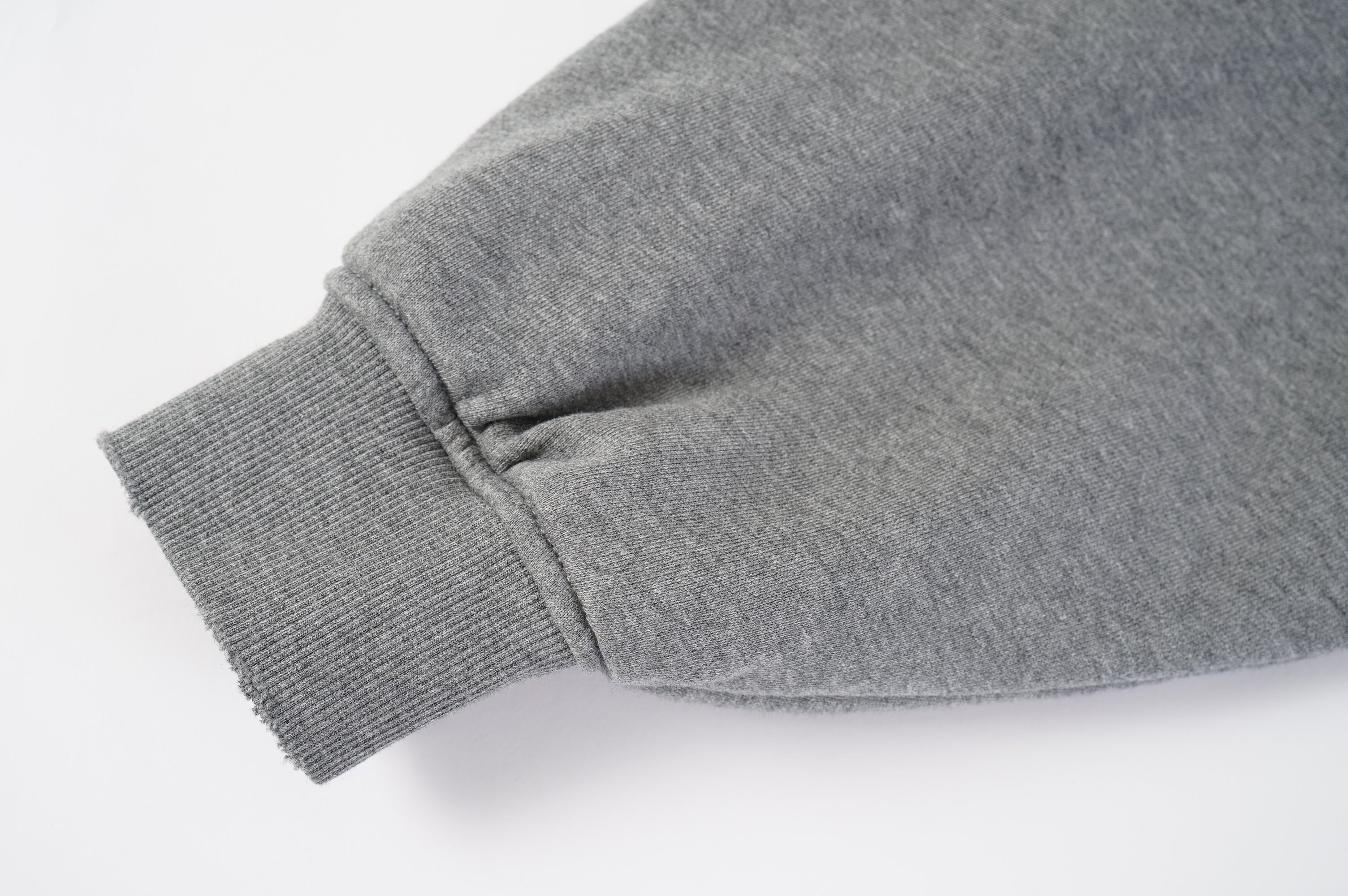 Washed Manufacturer Raw Seam Zip Hoodie