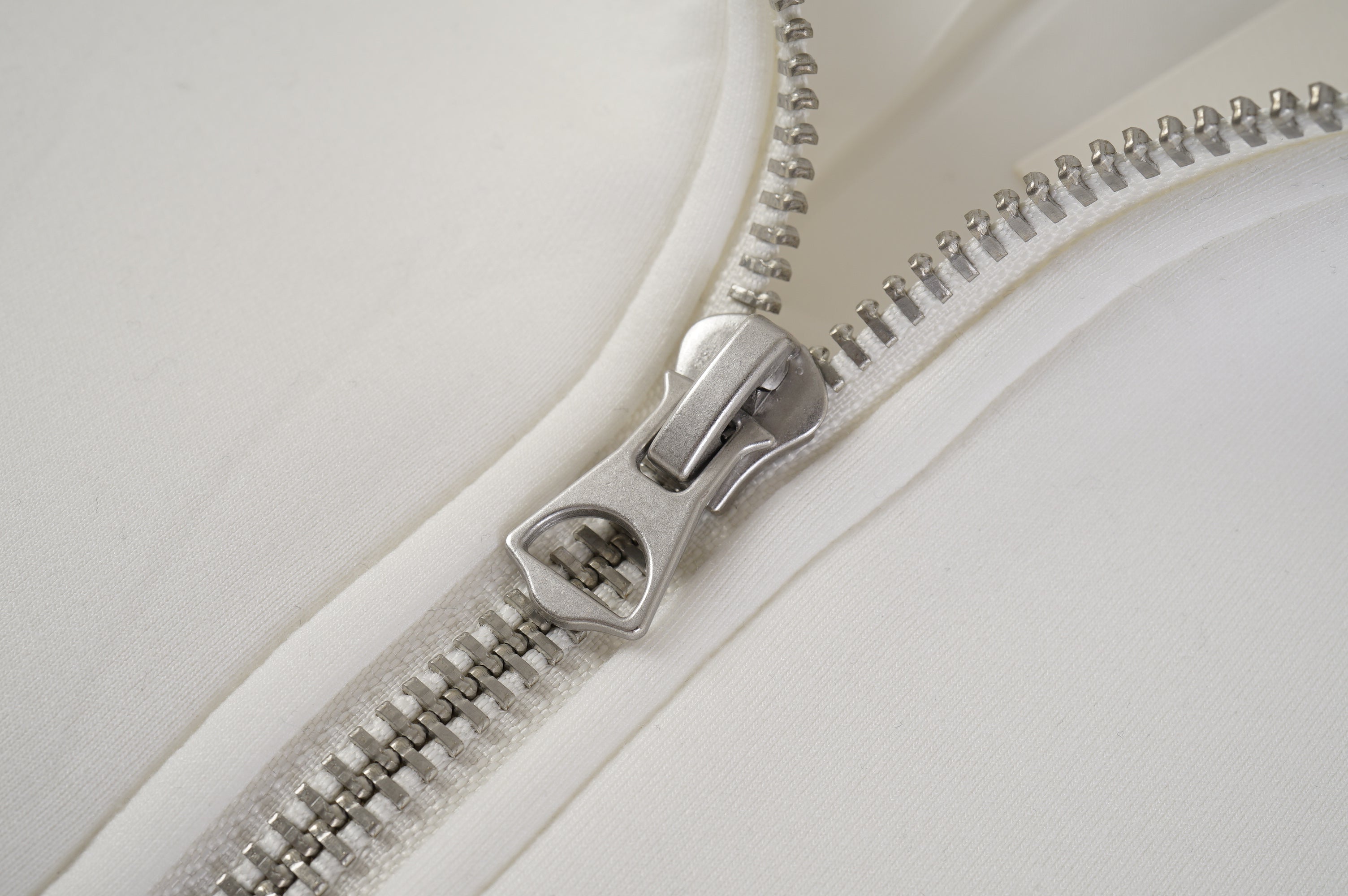 Bonded Neoprene Zip Through Hoodie