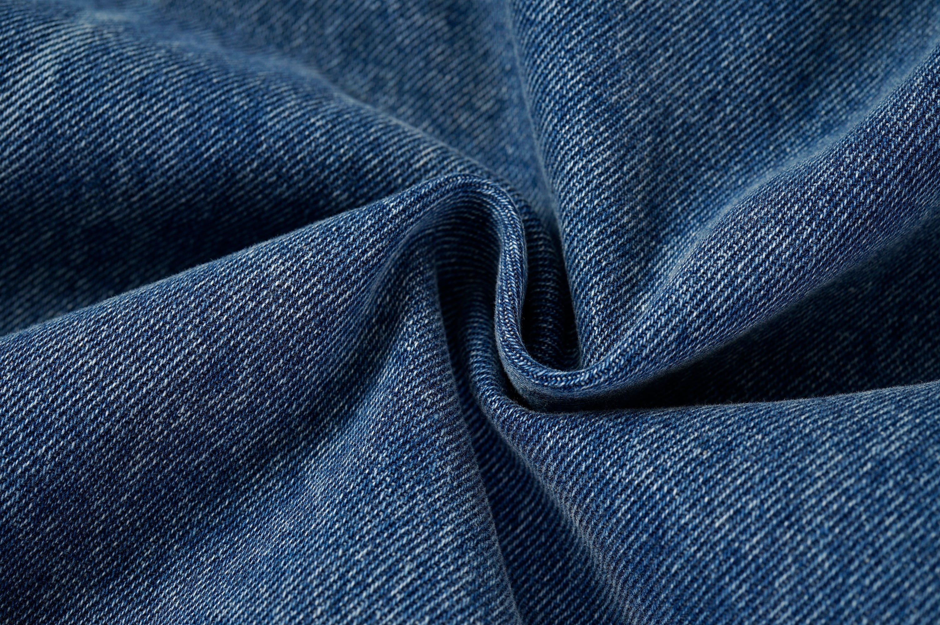 Quilted Panel Padded Denim Bomber