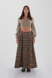 Check Rainbow Skirt