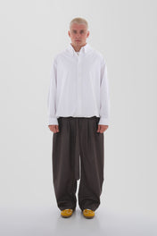 Minimal White Overshirt