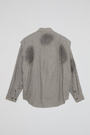 Off-White Black Check Oversized Shirt