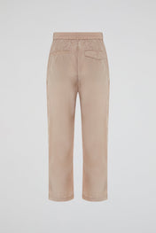 Minimal Drawstring Sand Trousers